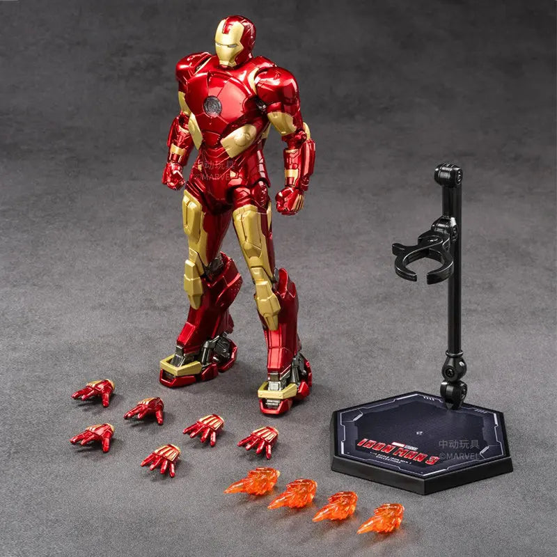 Figura ZD Toys Iron Man MK4 - Figura de ação Tony Stark