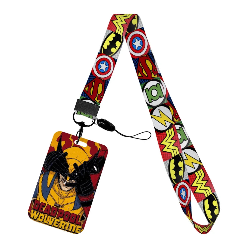Deadpool og Wolverine-badgeholder – duo