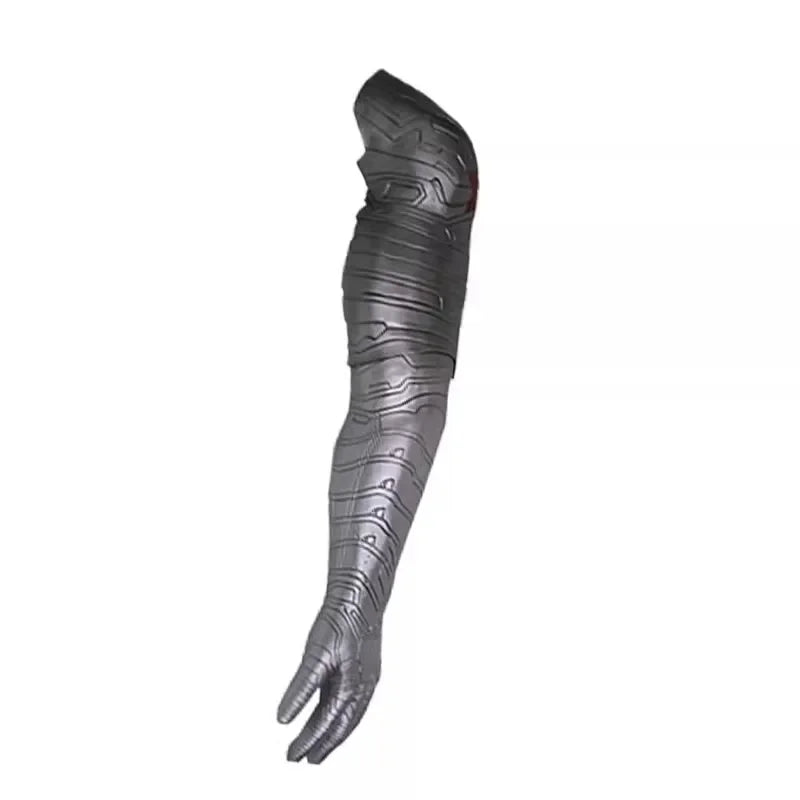 Winter Soldier Mechanical Arm - Silver Prosthetic with Red Star