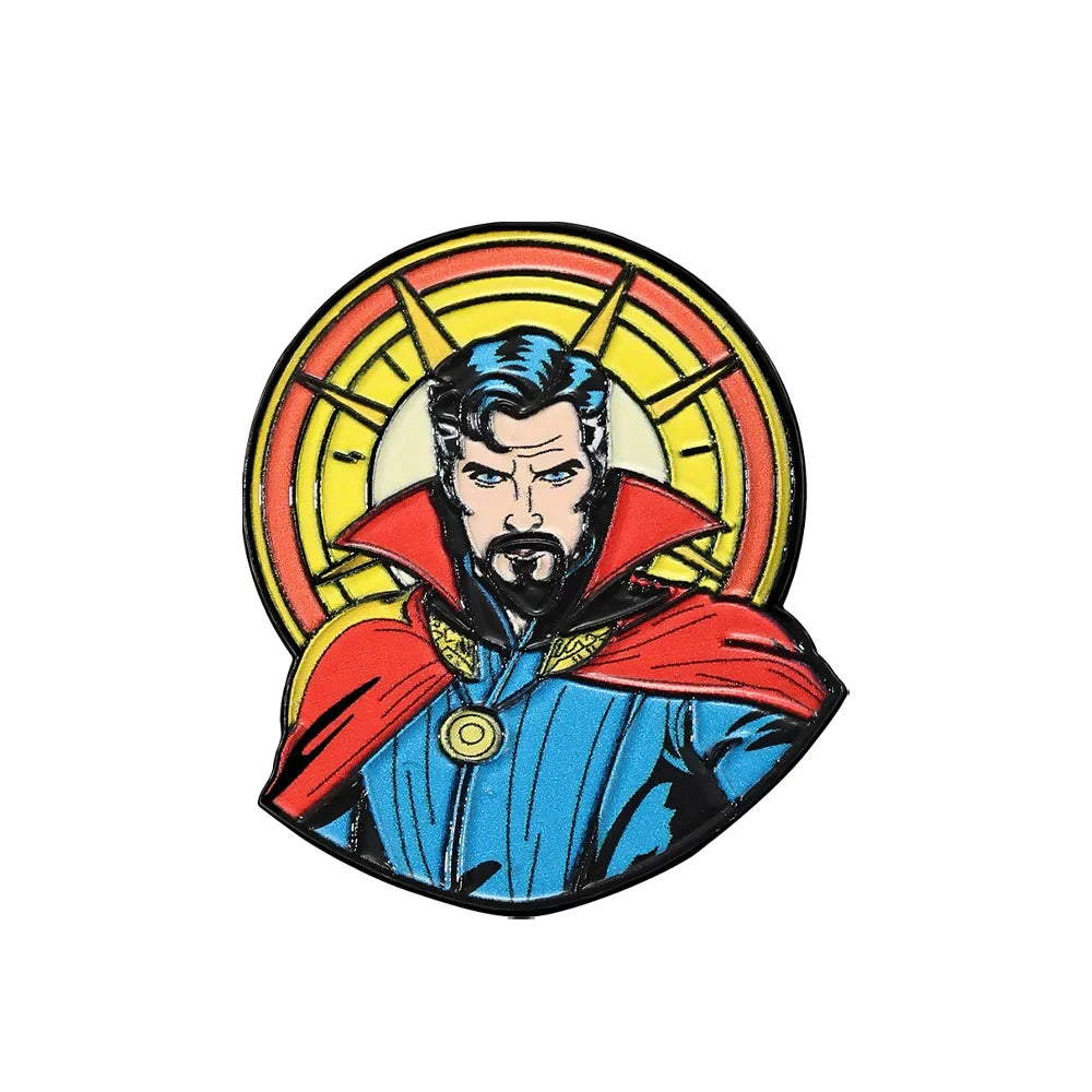 Avengers-emaljmärke – Captain Marvel