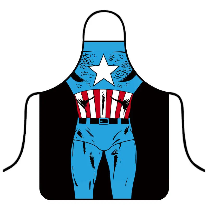 Zástěra Avengers Captain America – modročervenobílý hrudník