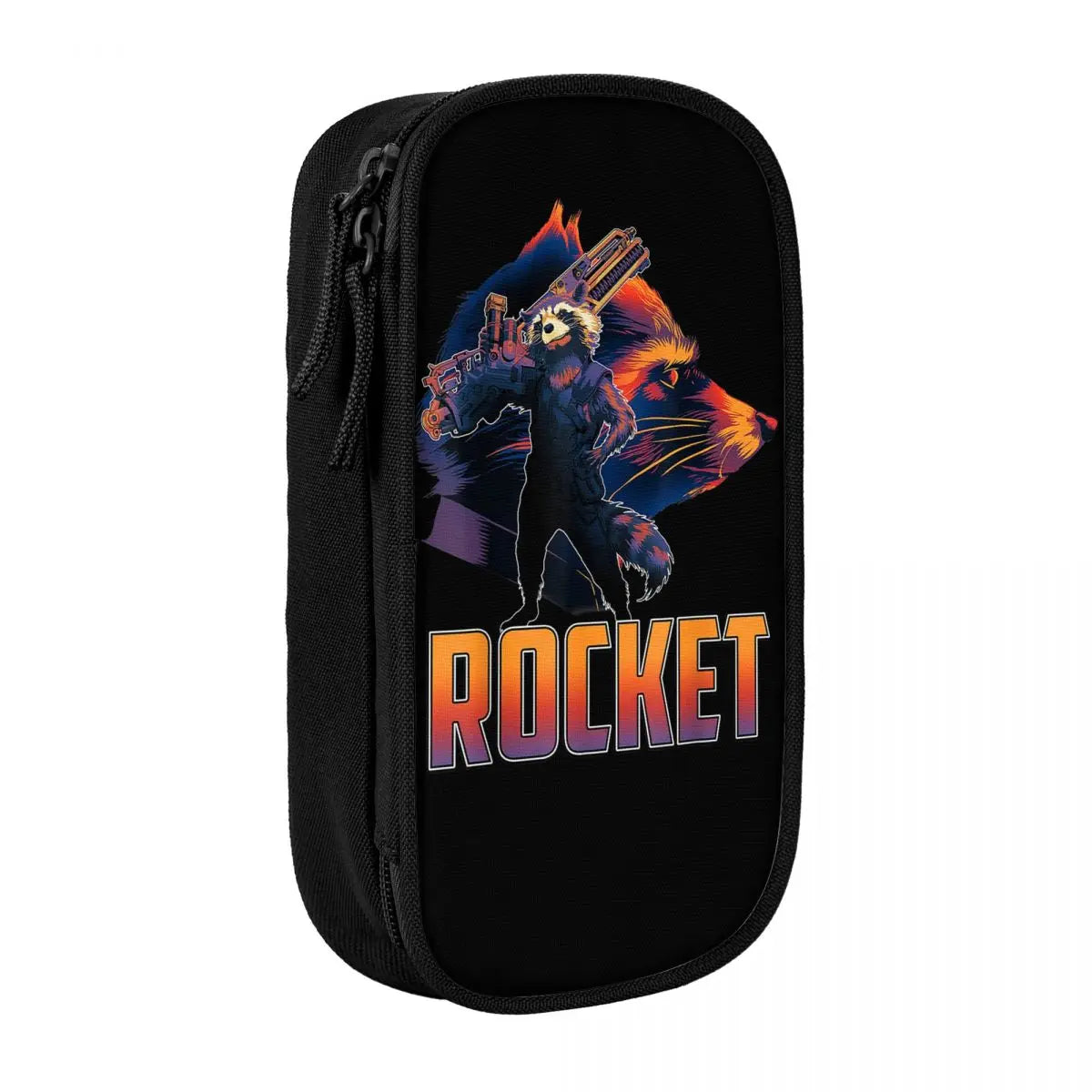 Bosszúállók Rocket Raccoon tolltartó – naplementében látható sziluett
