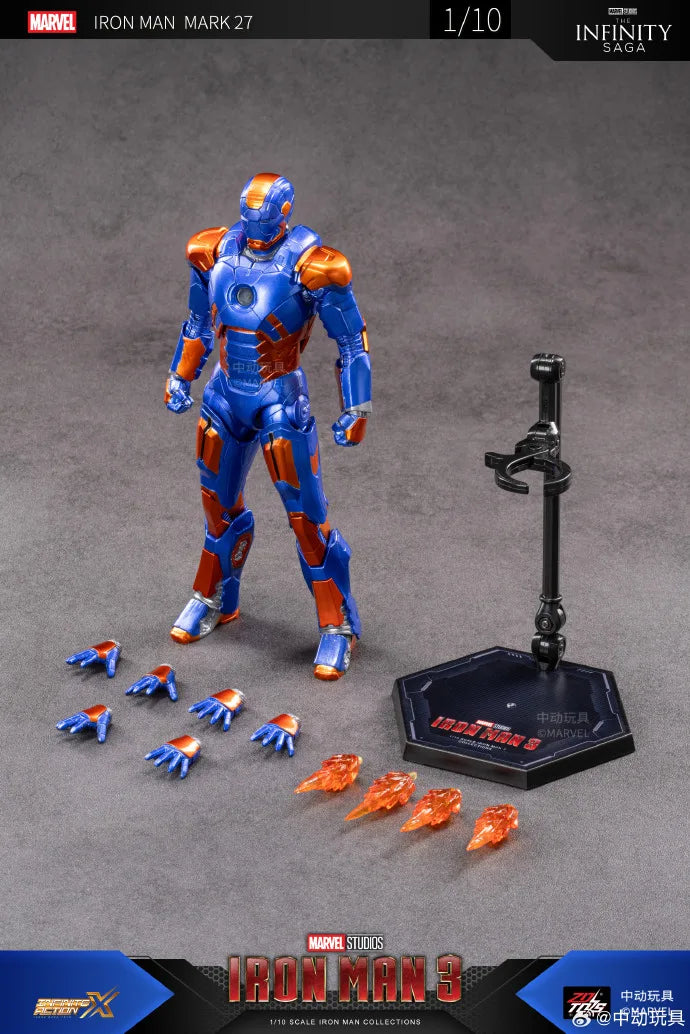 ZD Toys Iron Man MK27 figura – Tony Stark akciófigura
