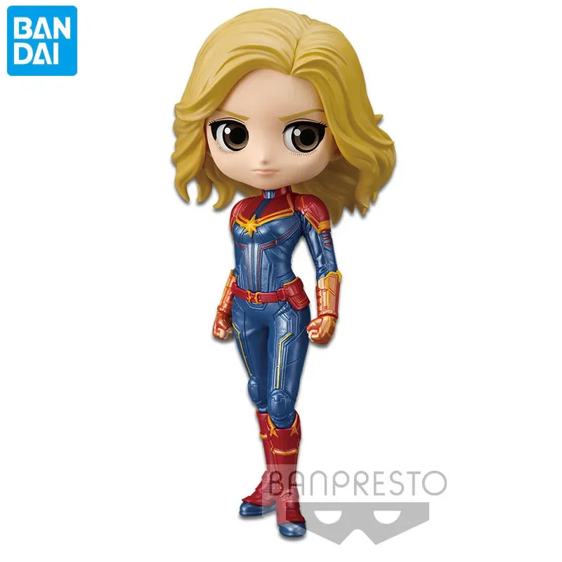 Figura da Capitã Marvel - De pé, com cabelo louro