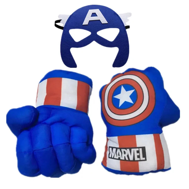 Avengers Captain America-stridshandskar för barn – mask och knytnävar