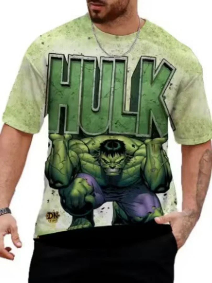 Tricou bărbătesc 3D Hulk - logo HULK comic gigantic