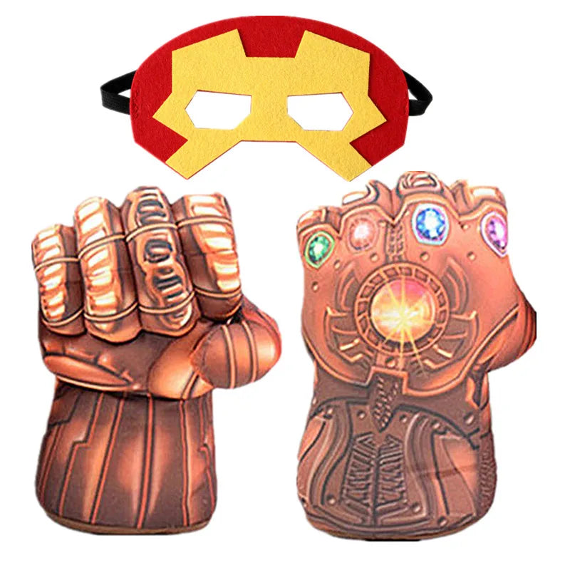 Avengers Infinity Gauntlet-stridshandskar för barn – Iron Man-mask