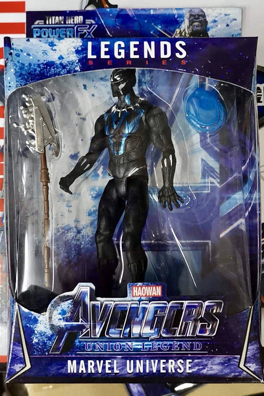 Figurka Avengers Black Panther – cenově dostupná edice Legends v krabičce 18cm