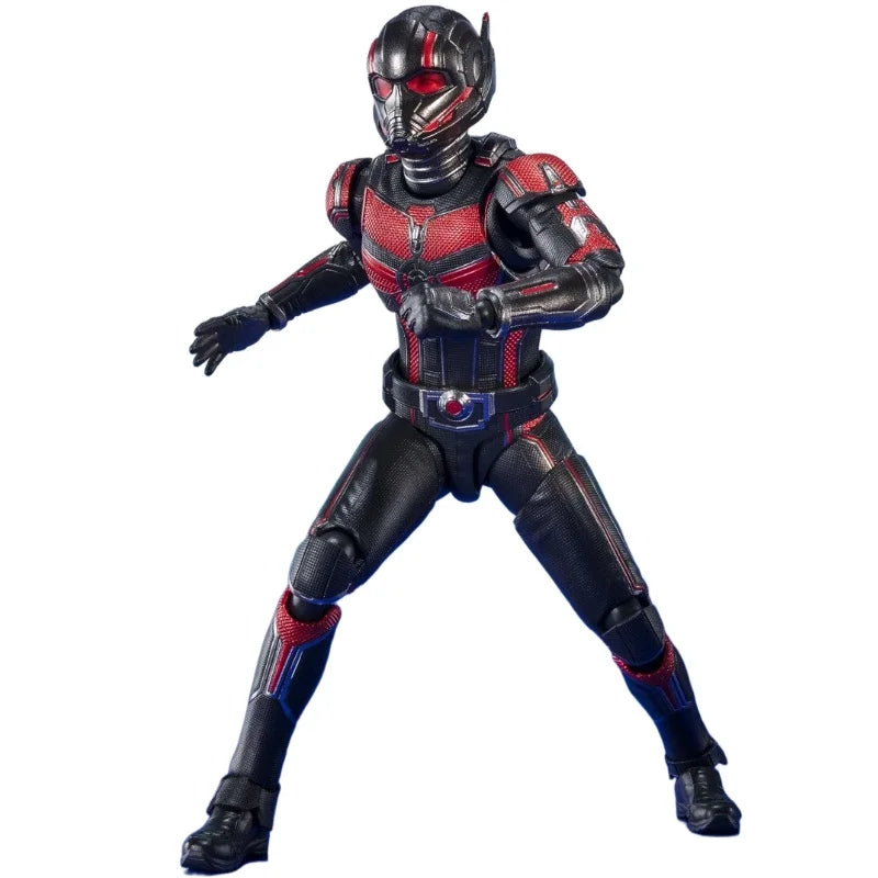 Figura S.H.Figuarts Homem-Formiga - Bandai Quantumania Fato Vermelho e Preto