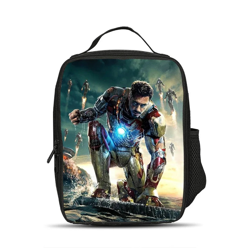 Izolační obědová taška Avengers Iron Man – Přikrčený na plošině jednotky
