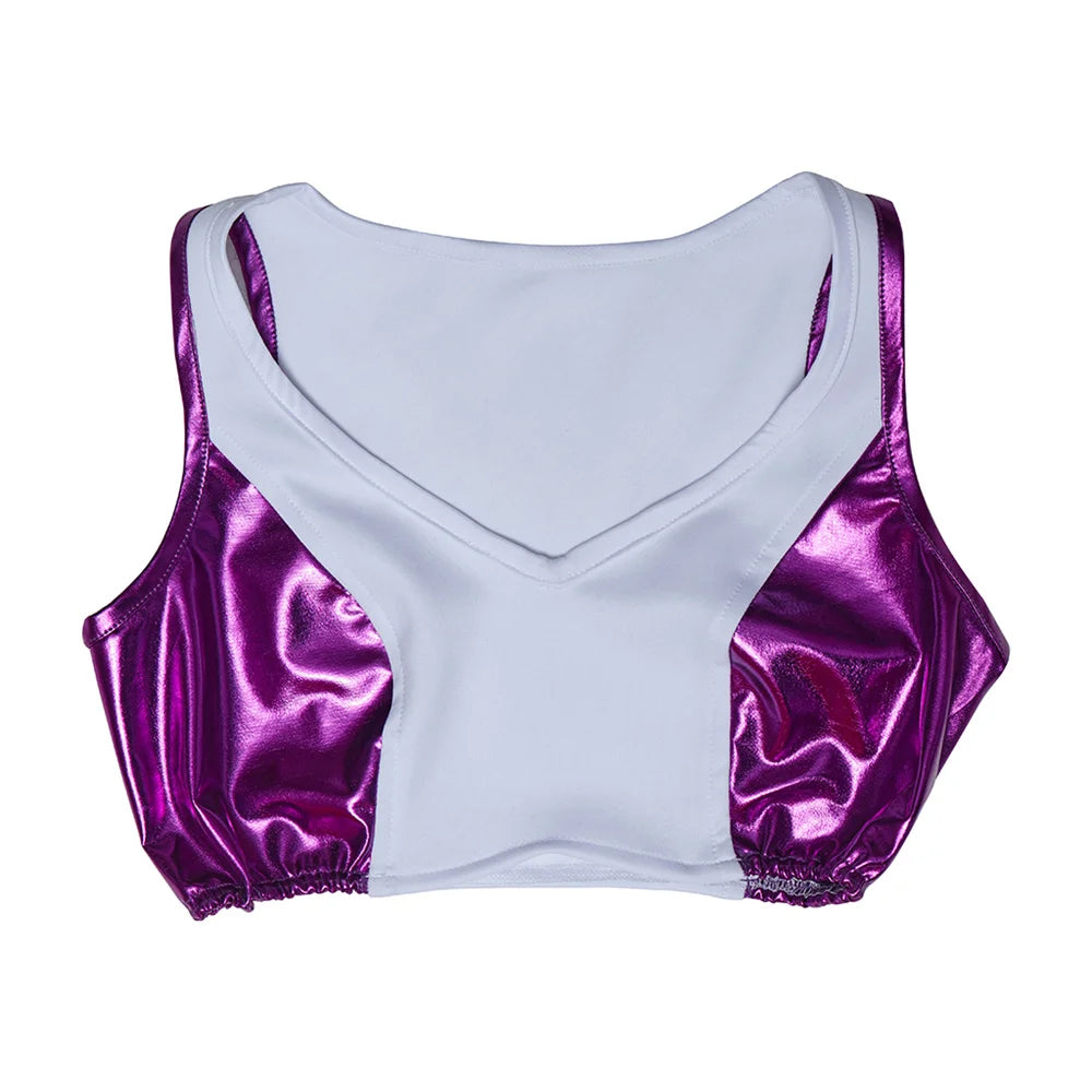 She-Hulk-sport-bh - vit och lila crop top