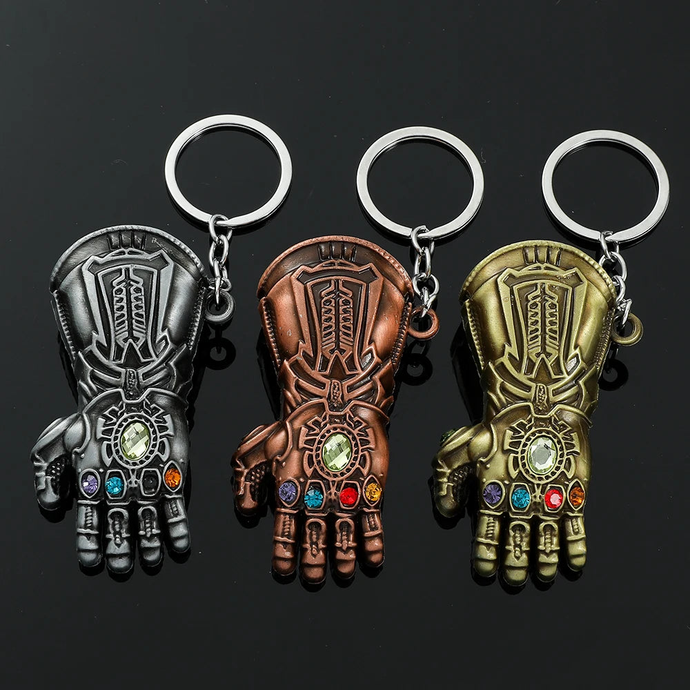 Klíčenka Avengers Thanos – Rukavice nekonečna ve třech barvách