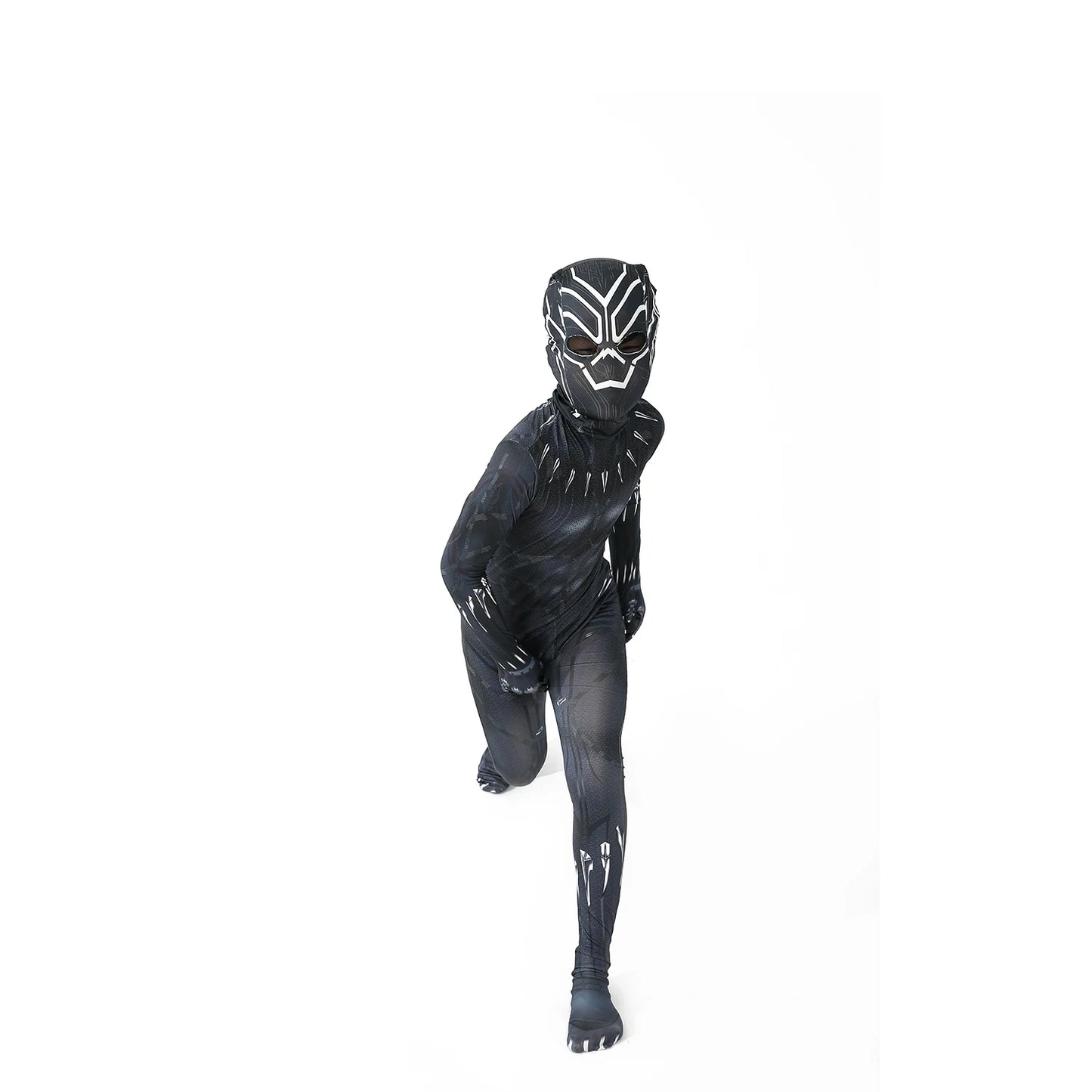 Black Panther Costume - Full Bodysuit with Mask