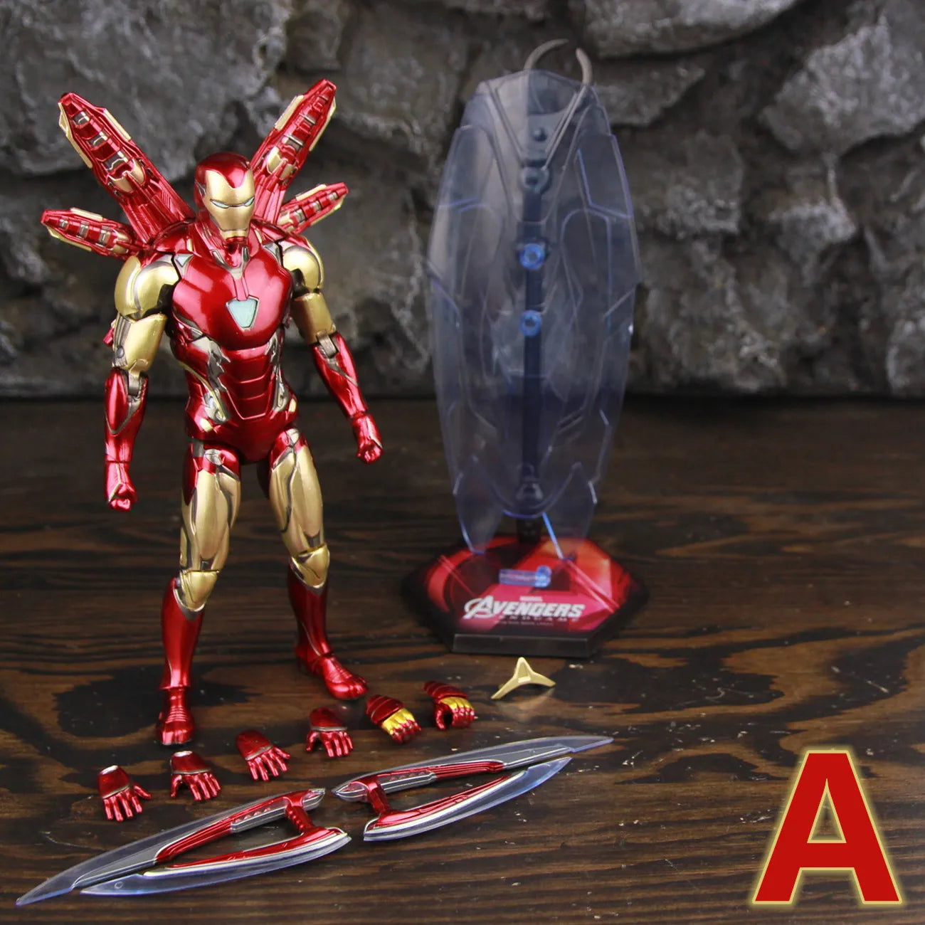 ZD Toys Iron Man MK85 2.0 LED Figure - Nano Wings Variant A
