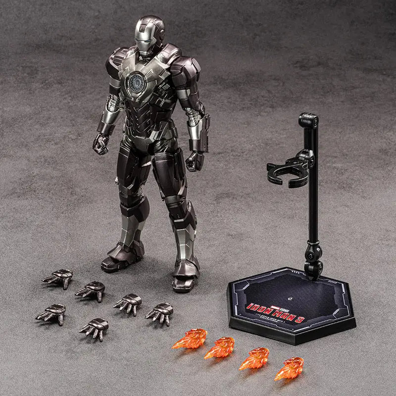Figura ZD Toys Iron Man MK39 Starboost - Variante Teal