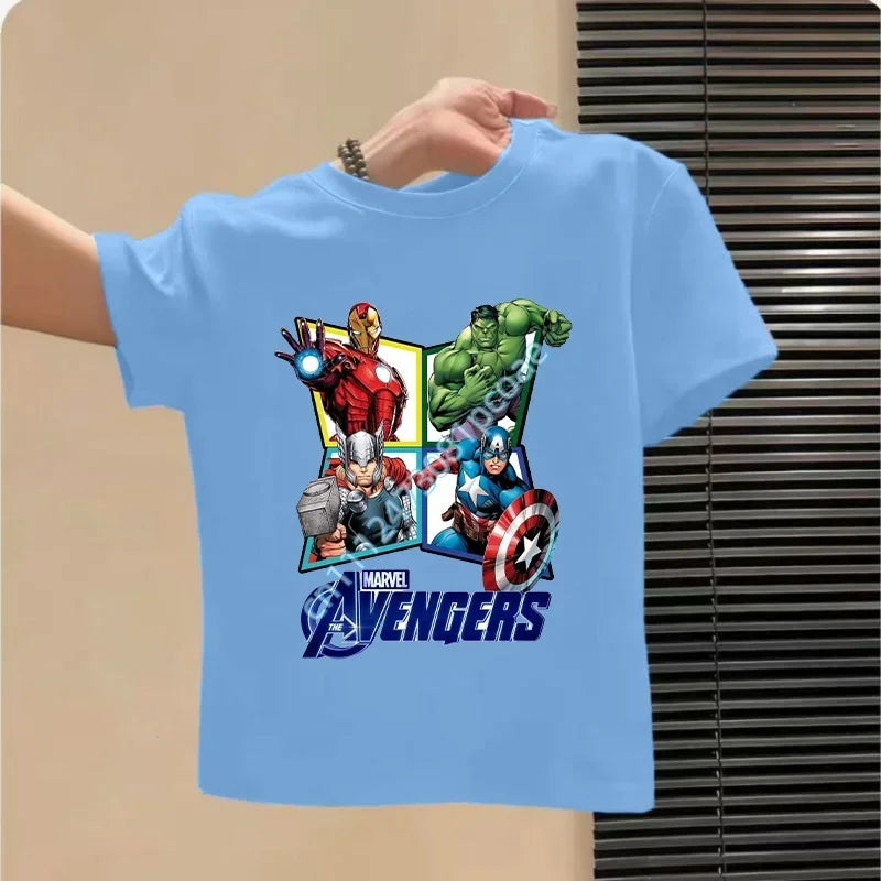 Kids' Avengers T-Shirt - Avengers Logo Design Blue