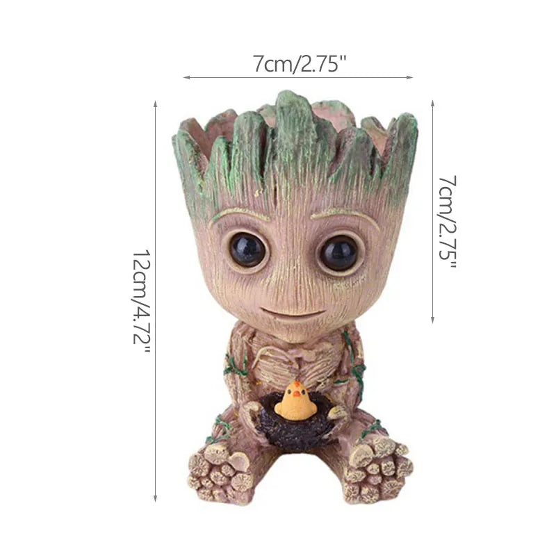 Baby Groot növénytartó – többféle pózba állítható ceruzatartó és rendszerező