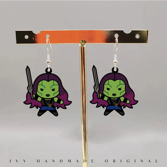 Náušnice Guardians of the Galaxy Gamora