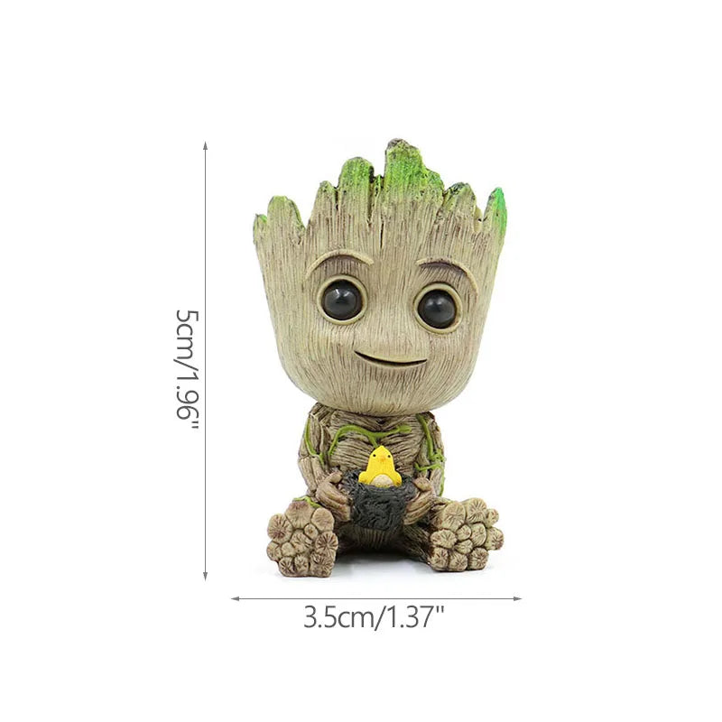 Baby Groot növénytartó – többféle pózba állítható ceruzatartó és rendszerező