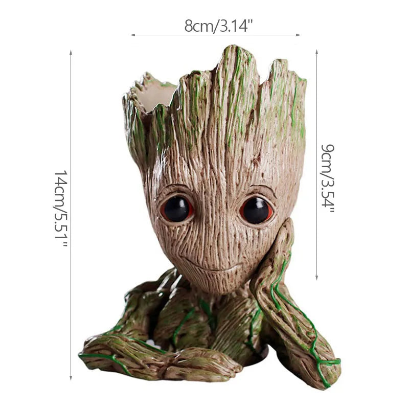 Baby Groot növénytartó – többféle pózba állítható ceruzatartó és rendszerező