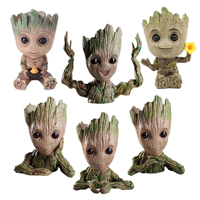 Baby Groot növénytartó – többféle pózba állítható ceruzatartó és rendszerező