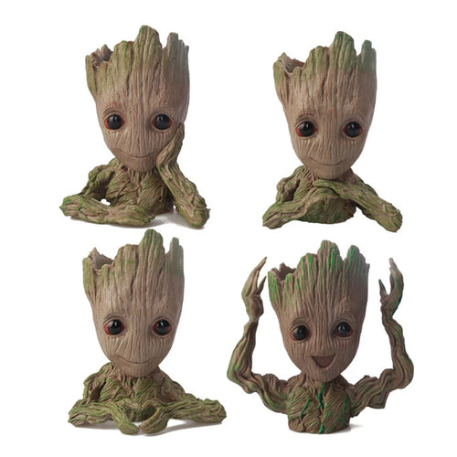 Baby Groot növénytartó – többféle pózba állítható ceruzatartó és rendszerező