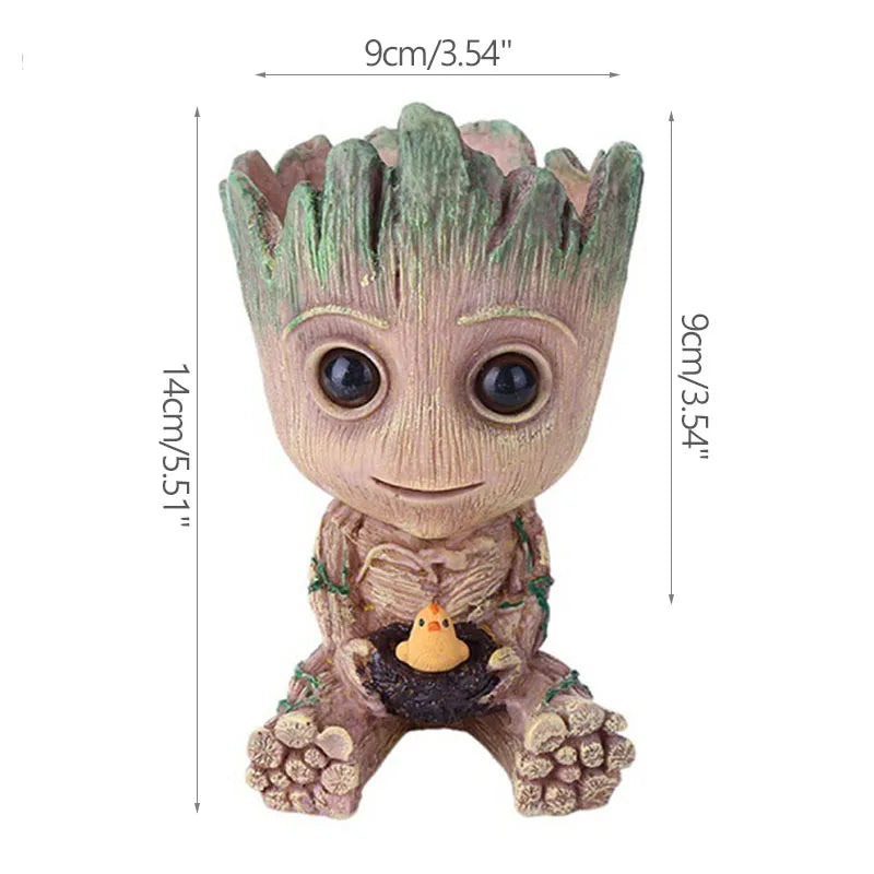 Baby Groot növénytartó – többféle pózba állítható ceruzatartó és rendszerező