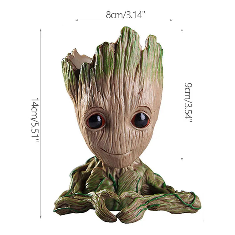 Baby Groot növénytartó – többféle pózba állítható ceruzatartó és rendszerező