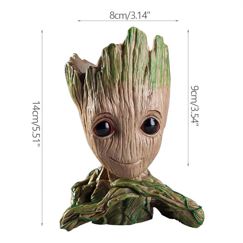 Baby Groot növénytartó – többféle pózba állítható ceruzatartó és rendszerező