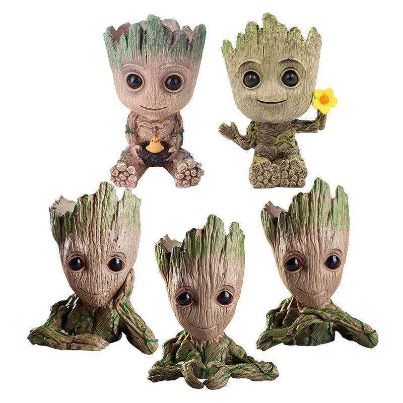 Baby Groot növénytartó – többféle pózba állítható ceruzatartó és rendszerező
