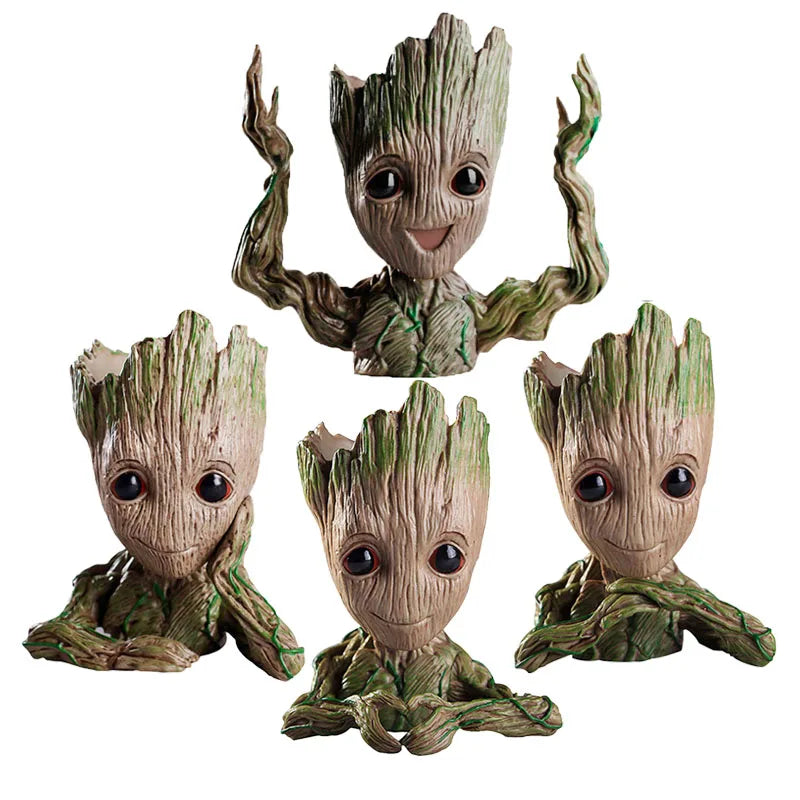 Baby Groot növénytartó – többféle pózba állítható ceruzatartó és rendszerező