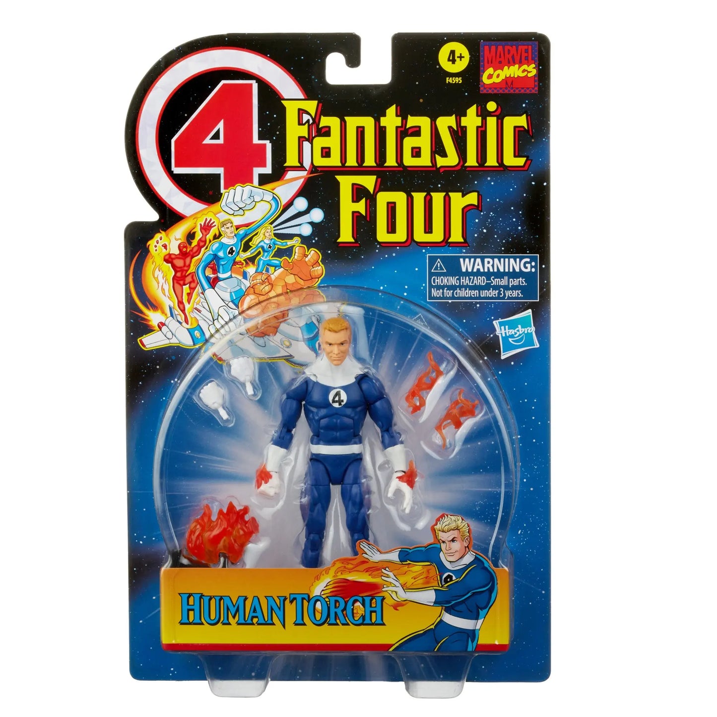 Figurka Marvel Legends Fantastic Four Retro Wave – The Thing, Human Torch, Invisible Woman, Mr. Fantastic, Psycho-Man, 6 palců