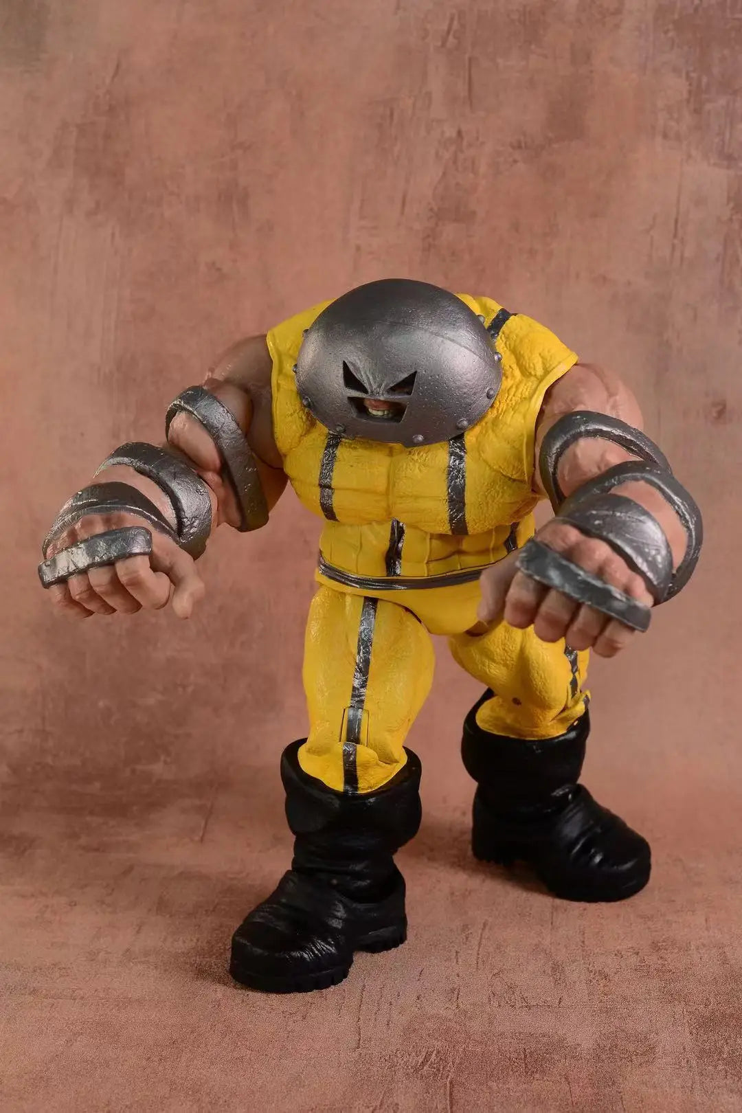 Figura Wolverine Prison Weapon X - Fato amarelo, machado e algemas, 9 polegadas
