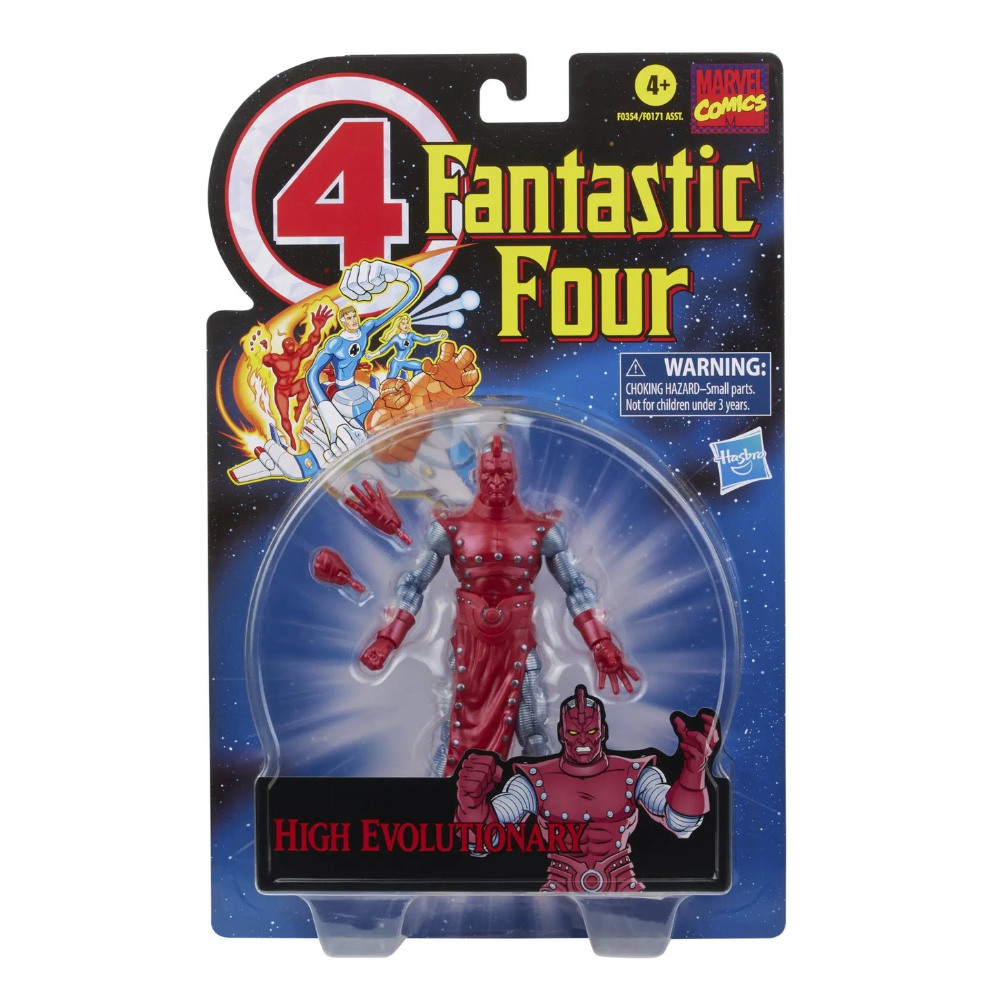 Figurka Marvel Legends Fantastic Four Retro Wave – The Thing, Human Torch, Invisible Woman, Mr. Fantastic, Psycho-Man, 6 palců