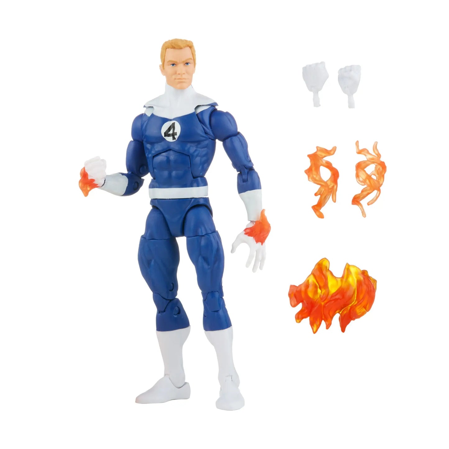 Figurka Marvel Legends Fantastic Four Retro Wave – The Thing, Human Torch, Invisible Woman, Mr. Fantastic, Psycho-Man, 6 palců