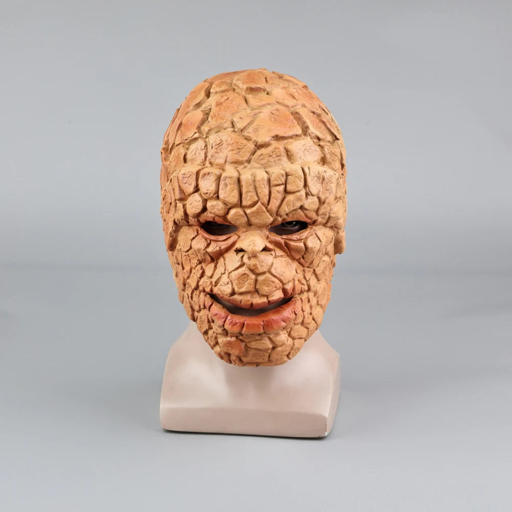 Maske og handsker The Thing – Fantastic Four-cosplay i latex til voksne