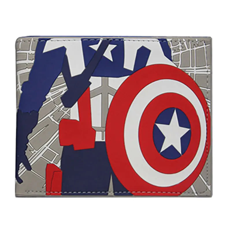 Avengers Captain America-plånbok – blå seriestil