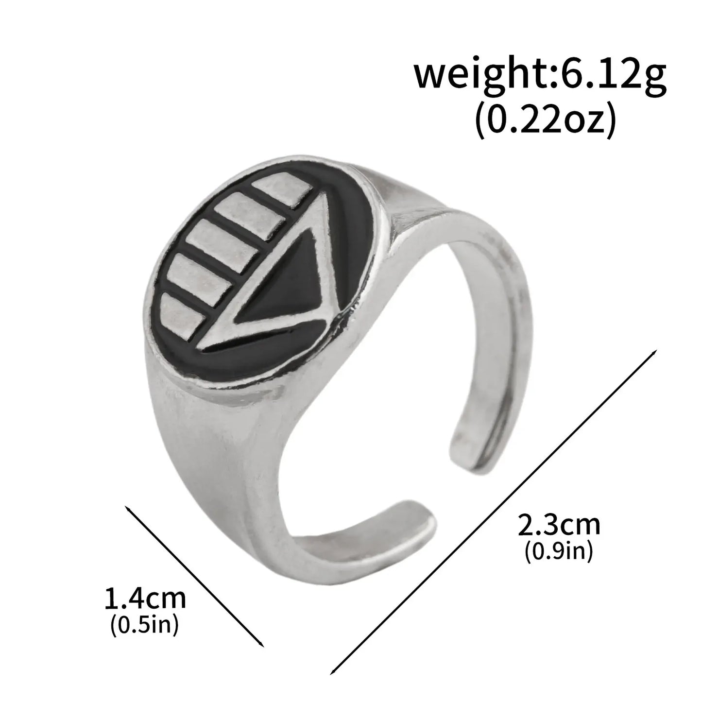 Avengers Ring - Vision Black Triangle