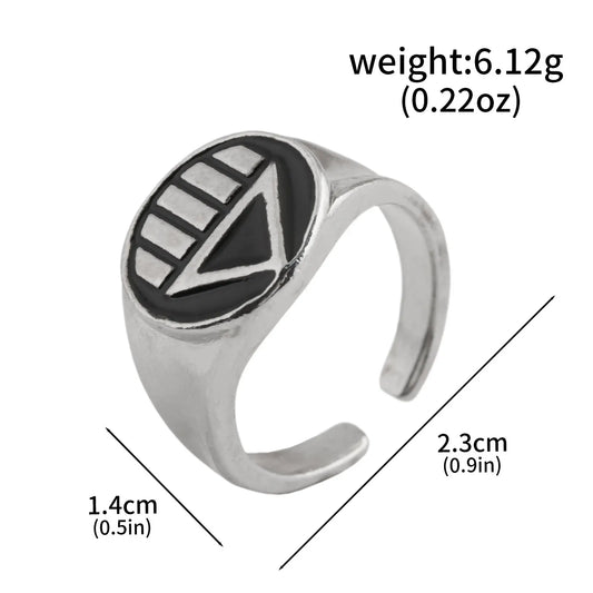 Avengers-ring – Sort trekant, Vision