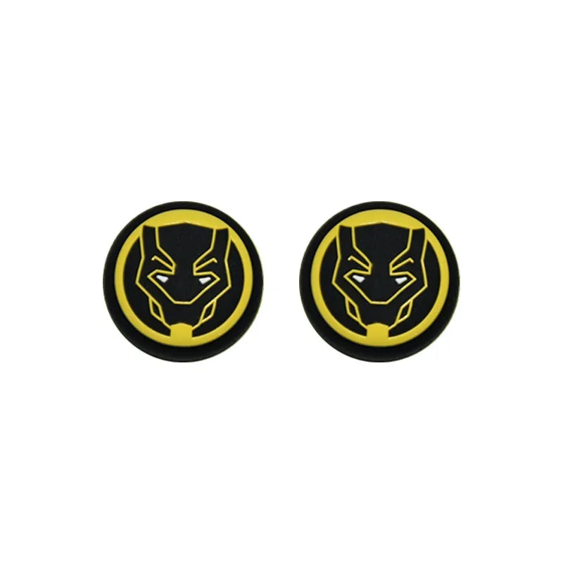 Grip para comando Black Panther - Dueto preto e amarelo
