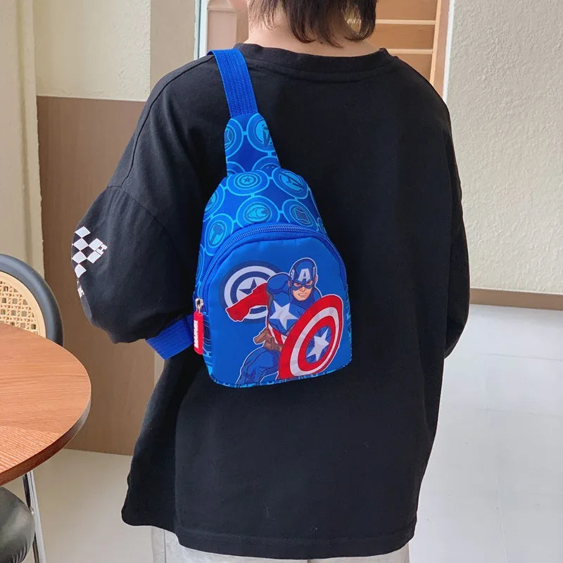 Saco Avengers - Saco de peito preto para criança