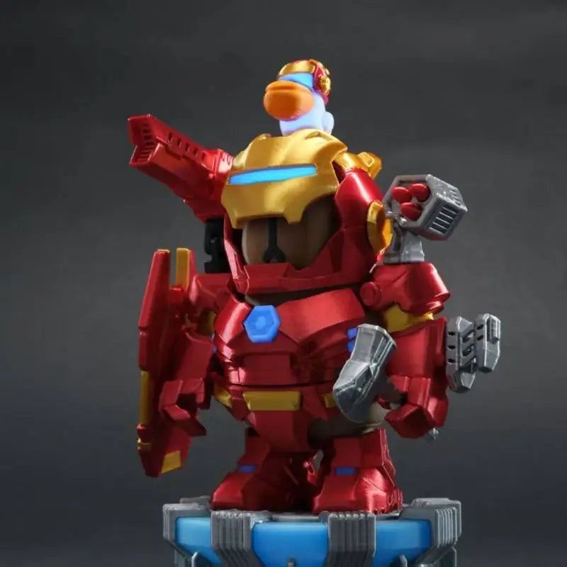 Iron Man-capybarafigur - rød og gylden rustning