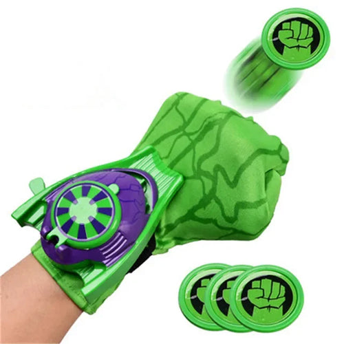 Hulk-kast handske – grön knytnävsdisk