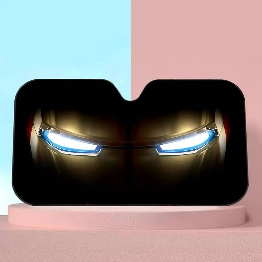 Sluneční clona do auta Iron Man – ochrana čelního skla před UV zářením