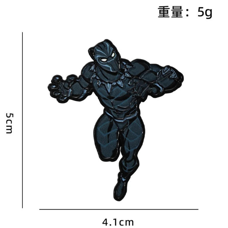 Avengers-emaljeemblem - Black Panther
