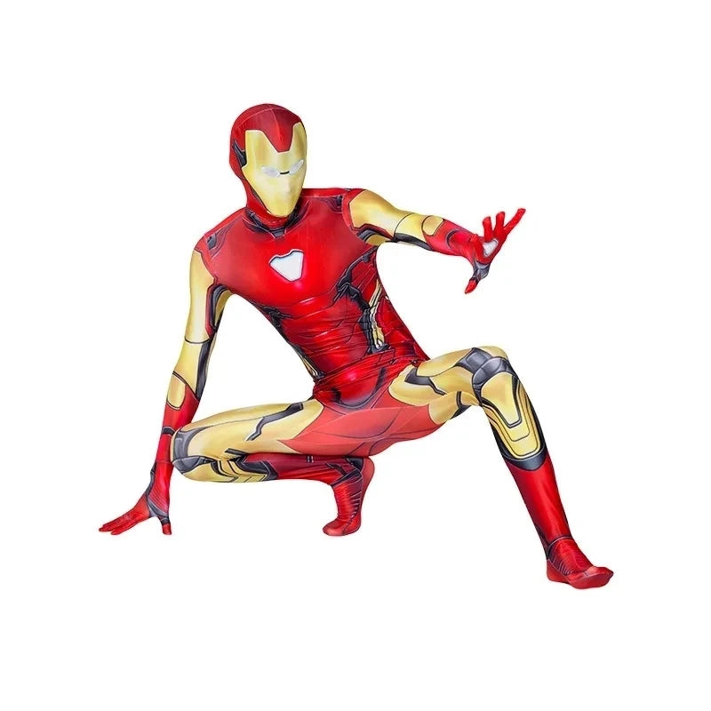 Costum de cosplay Iron Man pentru copii – combinezon de supererou