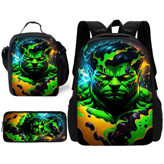 Set batohu Hulk – efekt kosmické tekuté barvy