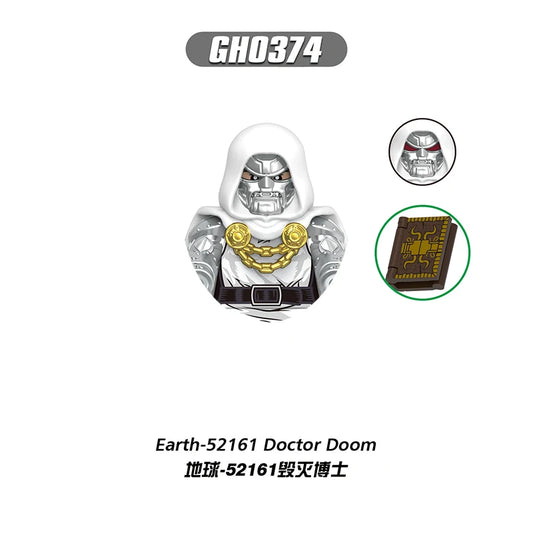 Figurină Doctor Doom – Robă albă Pământ-52161 cu grimoar