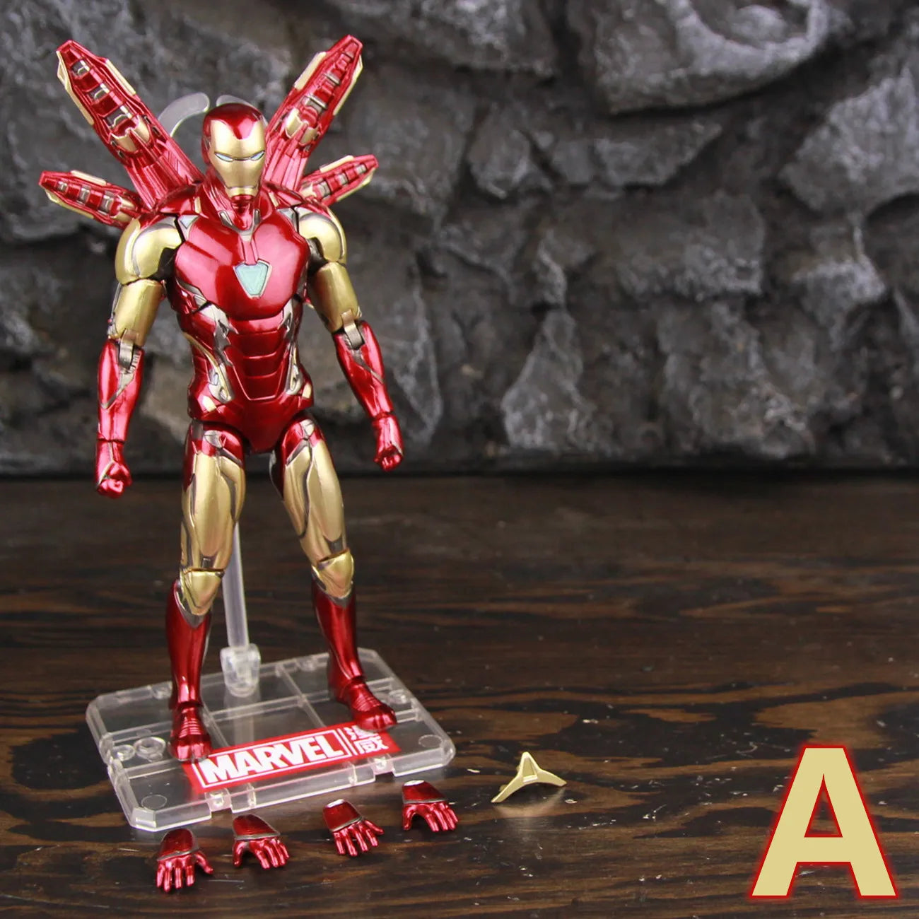 Figurka ZD Toys Iron Man MK85 2.0 LED – statická póza, varianta A2