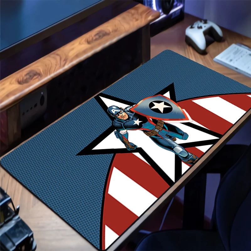 Musemåtte Avengers – Geometrisk stjernedesign XXL